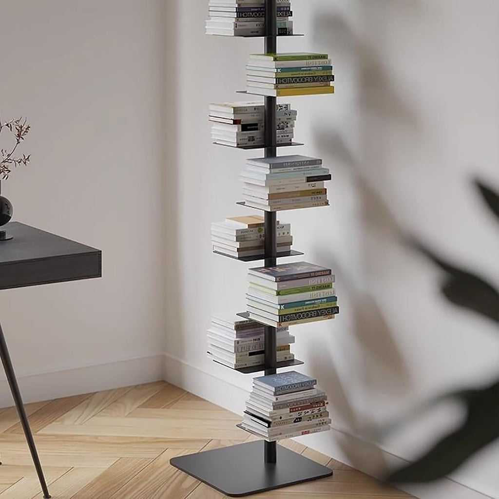 9 Tier Vertical Spine Bookshelf/ Story Bookshelf